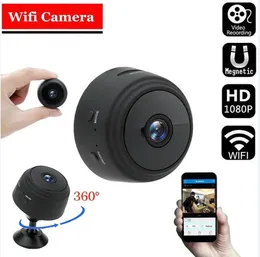 A9 1080P Mini Kamery WiFi Smart Bezprzewodowa kamera Home Security P2P Kamera Night Vision Video Micro Mała kamera z pudełkiem detalicznym