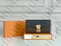 Paris plaid style donne Portafoglio Pallas moda uomo borsa tela speciale multiplo corto piccolo portafoglio bifold con scatola 58414