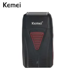 Kemei Electric Razor Baldheaded Cordless Rechargeable Professional Shaver Barber Shaving Machine Reciprocating Twin Net KM-3381 P0817