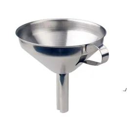 Newfuncknal Нержавеющая сталь Кухонная нефтяная воронка с съемным ситечком / фильтр для парфюмерных жидких водных инструментов EWD7017