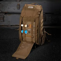 Bolsas ao ar livre mochila tática multifuncional molle/ 500d cordura/ liberação rápida de sobrevivência de saco de resgate de resgate