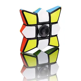 Fidget Zabawki Spinner Cube Stress Relief 1x3x3 Prędkość Naklejki Mózg Teasers Magic Puzzle Top Zabawki Dla Dzieci Audł