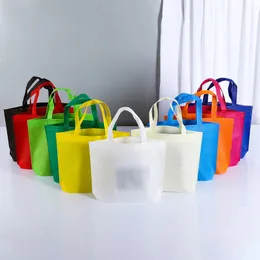 Portable Non-Woven Shopping Bag Grocery Totes Fashion Bags Waterproof Machine Washable