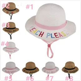 夏の帽子の子供の日焼け止めのわら小さな日差しのビーチキャップは折りたたみ式の太陽の帽子8のスタイルが邪魔されません11