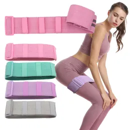 Cotton Hip Resistance Bands Expander Anti Slip Widen Booty Exercise Elastic Bands For Yoga Workout Stretching Training Mini Band H1025