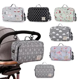 Diaper Bag Baby Stroller Organizer Multifunctional Nappy Nursing Mommy Waterproof Polyester for Babies 220222