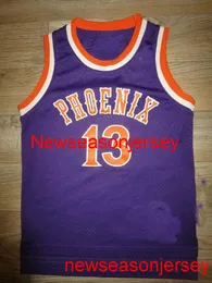 Costurado Steve Nash 1975-76 camisa retrô bordado tamanho XS-6XL personalizado qualquer nome número camisas de basquete