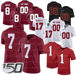 Camisa de futebol Stanford Cardinal personalizada Nathaniel Peat Tanner McKee Austin Jones Elijah Higgins John Humphreys Ricky Miezan Christian McCaffrey Andrew Luck Ertz