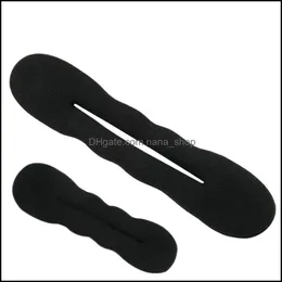 Braiders Hair Care Styling Tools Products Donut Maker Ponytail Bun Twister Tie Sponge Strong Holder Tool Black Color Magic Beauty Hairstyl