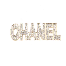 Spilla di design Lettere di marca Spille di diamanti Spille geometriche di lusso in oro argento cristallo con strass per donna Abbigliamento Decorazione Accessori di gioielli Regalo