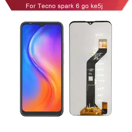Tecno Spark 6 Go Ke5 Ke5j LCDディスプレイスクリーンアセンブリが付いている完全な携帯電話のタッチパネル