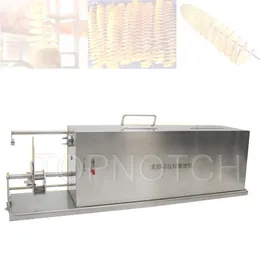 Automatic Potato Tower Machine Stainless Steel Twisted French Fries Slicer Spud Chips Twister