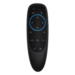 2.4g wireless Bluetooth Air Mouse 6-Axis Gyroscope 17 Keys Smart Remote G10BTS for android tv box x96 air x88 pro etc