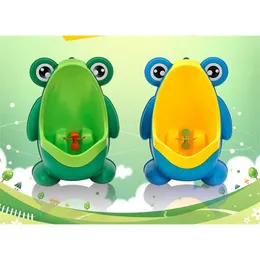 Kids PP Frog Children Stand Vertical Urinal Wall-Mounted Urine Potty Groove Kids Baby Boys Urinal New Promotion Wall-mounted Training Toilet