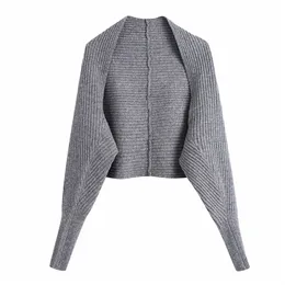 Frauen Herbst Mode Gestrickte Strickjacken Pullover Langarm Solide Offenen Stich Weibliche Straße Casual Pullover Kleidung 210513