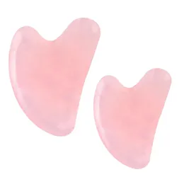 DHL Gua Sha board Cleaning Jade Scraping Piece Small Finger Heart-shaped Beauty Facial Tool Massage Tools Relaxation Health Care