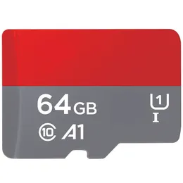 DHL-leverans Ny Ultra A1 8GB/16GB/32GB/64GB/128GB/256GB Smarttelefon Faktisk kapacitet Micro Memory SD Card 100 MB/S UHS-I C10 Högkvalitativ TF-kort