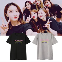 Kvinnors T-shirt Koreansk Kpop Oh Min Girl Live Tour Starlight Skjortor Kvinnor Streetwear Hiphop K-T Shirt Kortärmad Tops