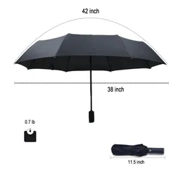 PF Small Folding Backpack Umbrella for Rain - Men and Women