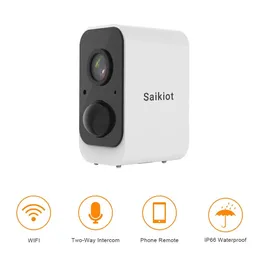 Saikiot WiFi Battery IP Camera 1080P Outdoor Indoor Waterproof 2MP P2P Wireless Security with Two Way Audio for Home Use3248154