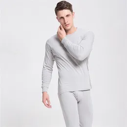 Men Thermal Underwear Long Johns Men Autumn Winter Tops+Pants 2 piece Set Keep Warm Thick Plus Size L-2XL Termica Homem 211211