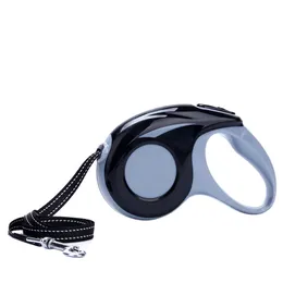 Automatic retractable pet dog fiber leash at night led luminous automatic elastic hand-grabbing rope pet supplies ZD 210729