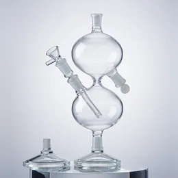 トップHookahs Infinity Waterfall Bong Recycler Glass Bongsユニバーサル重力水容器パイプ14mmジョイントボウルバブラー拡散系油ダブリグ卸売