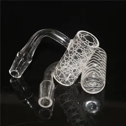 Nuovo Banger di quarzo a colori che fuma intagliatura profonda intagliatore unghie 10mm 14mm 19 mm femmina maschio per tampone per tubo d'acqua di bong giaccino