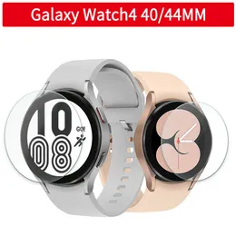 50 sztuk / partia wysokiej jakości filmy ekranu hartowanego 9H dla Samsung Galaxy Watch 4 40mm 44mm Watch4 Classic 42mm 46mm 2.5D Folia ochronna