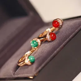 Najwyższej jakości marka czysta 925 srebrna biżuteria gorąca pierścienie kolorowe pierścienie kamienne kolorowe pierścienie kamienia szlachetnego