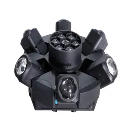 4pcs DJ club party 6x15w rgbw 4 in 1 mini bee eye beam led moving head 6 side moving head led beam stage light