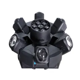 4PCS DJ Club Party 6x15W RGBW 4 i 1 Mini Bee Eye Beam Led Flytte Head 6 Side Moving Head LED BEAM Stage Light