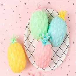 Party Favor Fun Soft Pineapple Anti Stress Ball Reliever Toy For Children Adult Fidget Squishy Antistress Creativity Cute Fruit Toys