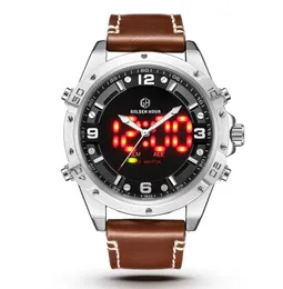 Yeni Sıcak Satıcı Reloj hombre Goldenhour Erkekler İzle Arm Sport Watch Erkekler En İyi Marka Askeri Erkekler Bilek Erkek Saat Su geçirmez Relogio Maskulino