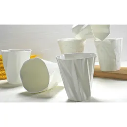 250ML, plain white bone chian coffee mug, novelty design geek espresso cups, porcelain funny tazas mug, ceramic camping cup 210611