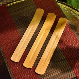 Fragrance Lamps Natural Plain Wood Incense Stick Ash Catcher Burner Holder Wooden Sticks Home