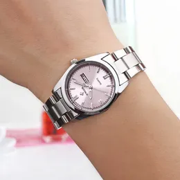Wwoor Fashion Womens Klockor Toppmärke Lyx Rosa Armband Vattentät Automatisk Datum Ladies Armbandsur Reloj Mujer Montre Femme 210527