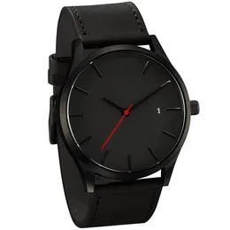 Zegarki na rękę męski zegarek sportowy minimalistyczne zegarki dla mężczyzn skórzany zegar na rękę Relojes Erkek Kol Saati Relogio Masculino