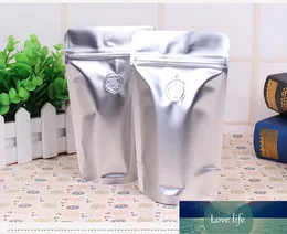 50pcs 50 g grubości stojak z aluminiową zawór foliowy torba z fasolą kawy torba do przechowywania w jedną stronę zawory wilgoci wilgoć torby na kawę