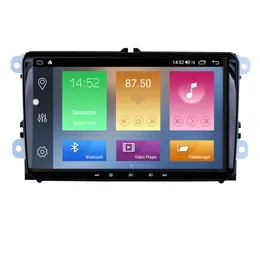 9 tum Android HD Touch Screen Car DVD Radio Player för VW Volkswagen Universal Skoda Seat med GPS-navigering WiFi musik