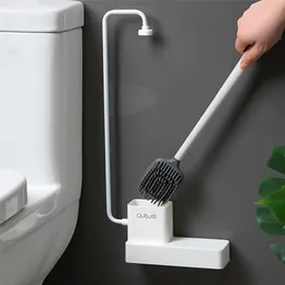 Escova de Limpeza Magnética TPR Borracha Head Toilet Ferramentas de Drenção Rápida para Acessórios para Banheiro Domiciliar 210423