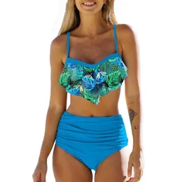 Damskie stroje kąpielowe Bikini Push Up Sexy Plus Size Zestawy Kobiety 2021 Bikinis Set Sling Swimsuit Maillot de Bain Femme