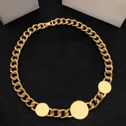 Mode guldkedjor halsband för män och kvinnor fest bröllopälskare gåva hiphop smycken med box nrj