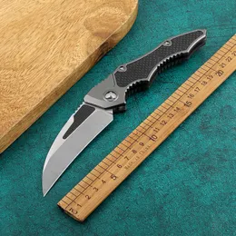 Otomatik Bıçak Alüminyum Karbon Fiber Kolu D2 Blade Survival EDC Kamp Açık Avcılık Mutfak Aracı Anahtarı Yardımcı Programı Aracı