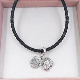 925 Sterling Silver Jewelry Kit Pandora Bear Fox Squirrel Dangl Charms Serce Łańcuch DIY Bransoletki Dla Kobiet Koraliki Kids Naszyjnik Chłopcy Dziewczyny Bransoletka 799078C00