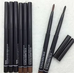 Rotatable Eye liner kajal Makeup Automatic eyebrow Pencil waterproof Eyeliner black / brown 2 colors