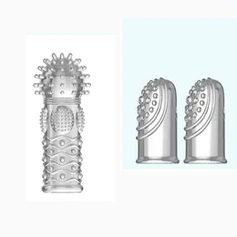 Nxy Cockrings 새로운 g 포인트 자극 핑거 슬리브 클리토리스 마사지 섹스 토이 for 여성 게이 페니스 슬리브 지연 재사용 가능한 콘돔 0215