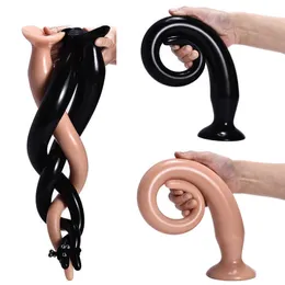 Articoli per massaggi 50cm Super Long Plug anale Dildo Giocattoli del sesso per gli uomini Ano Masturbatore Dilatatore Massaggiatore della prostata Articoli intimi Strumenti del sesso