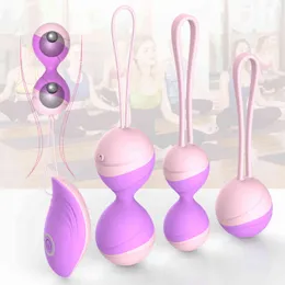 NXY Sex Eggs Kegel Ballen Vibrator Davinale Draai Oefening G Spot Erotische Seksspeeltje Voor Vrouwen Siliconen Ben Wa Bal gejisha spier Krimpen 1110