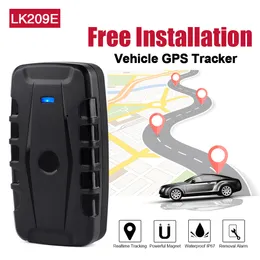 Mini GPS Tracker Strong Magnetism Bil Locator 2g Vehicle Security Alarm System Vattentät Magnet 6000mAh Lång Standby Tid Voice Monitor Gratis Web App Pk